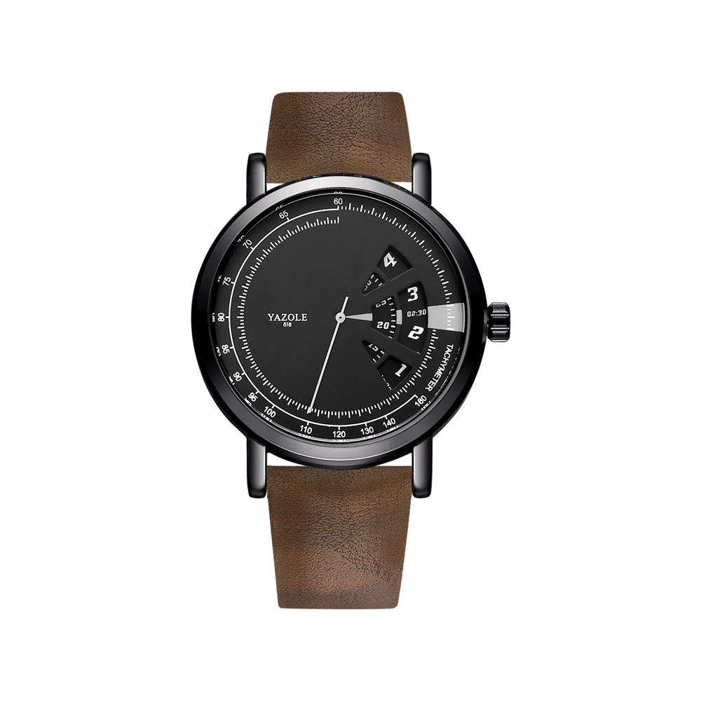 Yazole 509 Cross-border Fashion Turntable Watch Men Waterproof Men's Quartz Watch Men's Watch Watch Wholesale - Image 6
