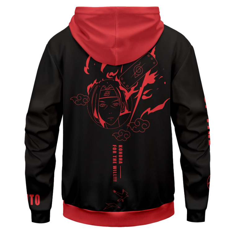 Amazon's best selling anime peripheral Naruto 3D printed pullover hooded sweatshirt jacket wholesale - Image 2