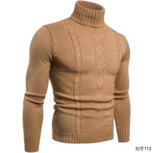 Cable-Knit Turtleneck Sweater