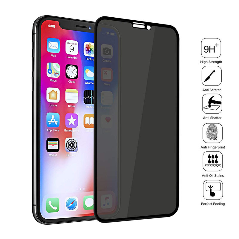 Suitable for iPhone 11 tempered film X mobile phone film Anti-peeping Privacy Glass iPhone12 anti-peeping film