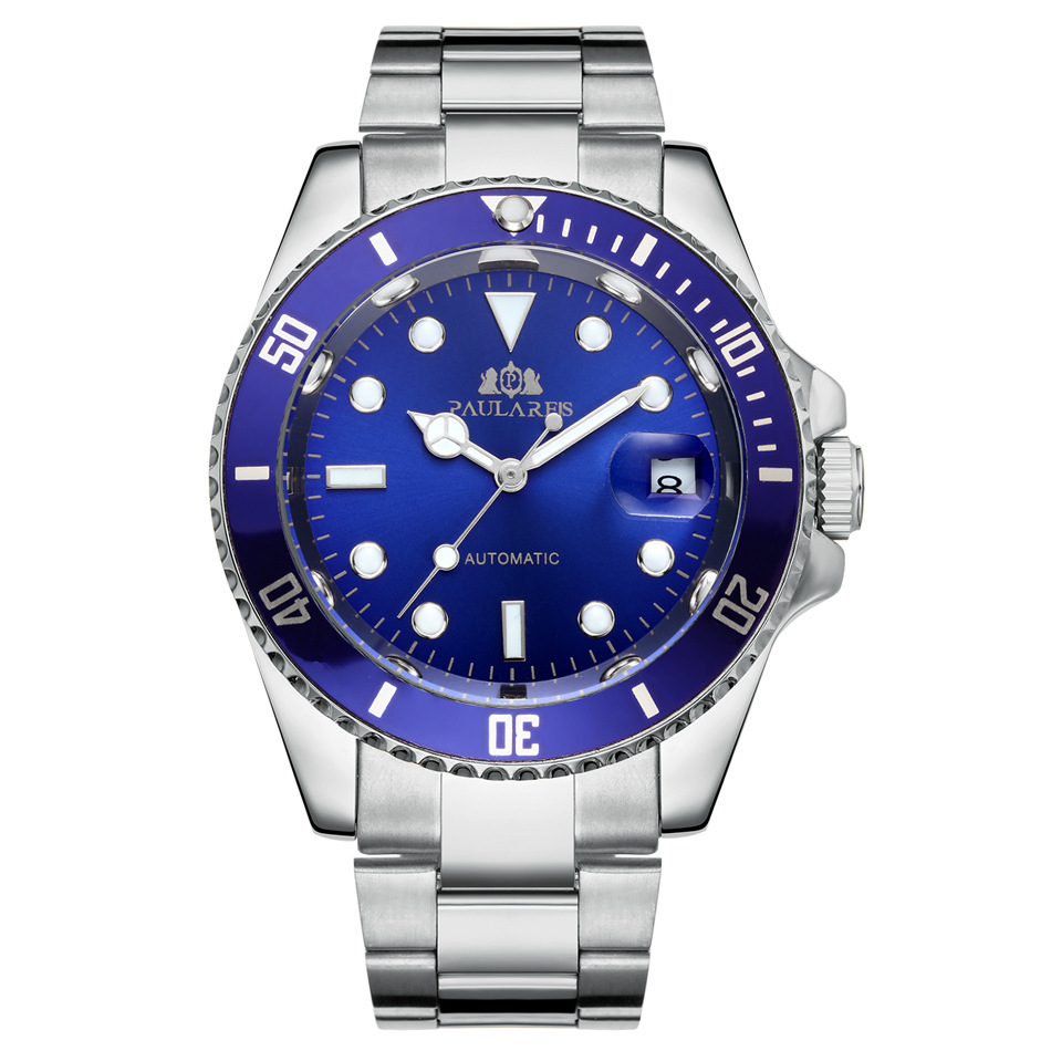 Automatic mechanical luminous solid steel strap Submariner men's watch - Image 14