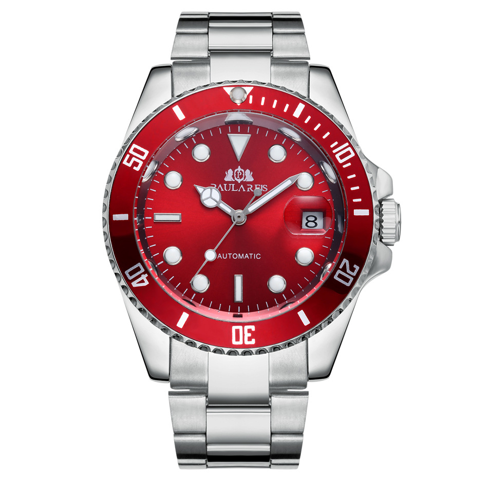 Automatic mechanical luminous solid steel strap Submariner men's watch - Image 10