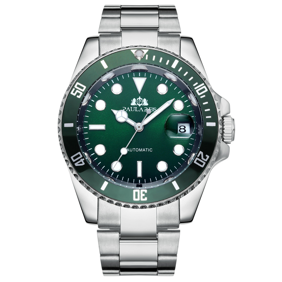 Automatic mechanical luminous solid steel strap Submariner men's watch - Image 12