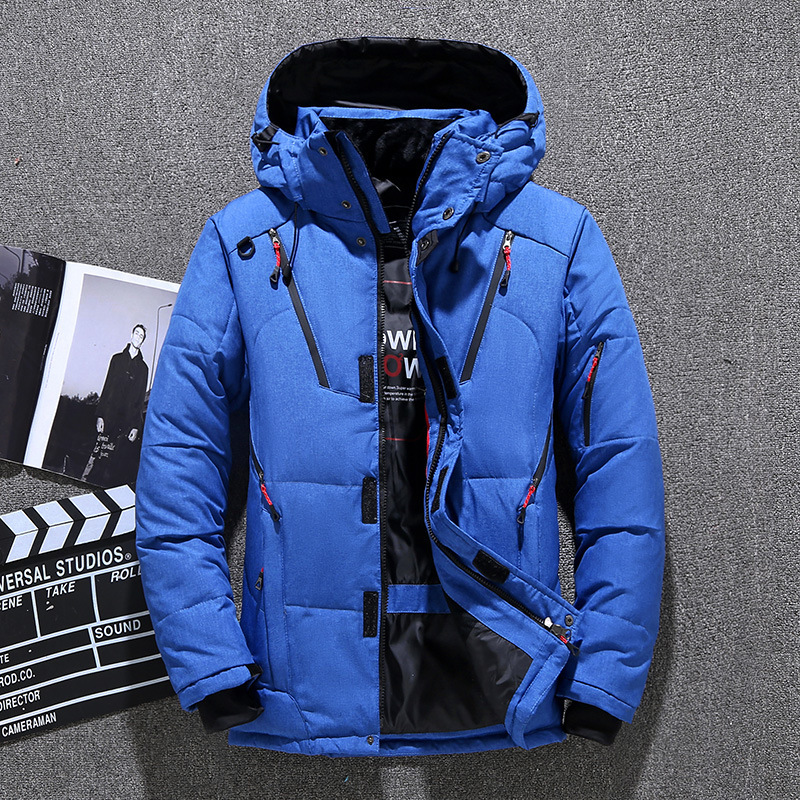 Cross-border Men's New Big Goose Down Jacket Men's Short Men's Winter Outdoor Thickened Winter Jacket Amazon - Image 3