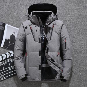 Cross-border Men's New Big Goose Down Jacket Men's Short Men's Winter Outdoor Thickened Winter Jacket Amazon