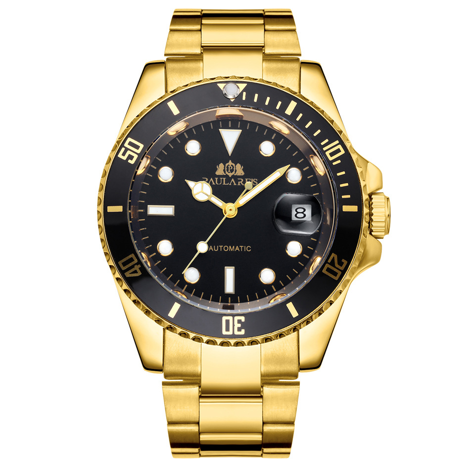 Automatic mechanical luminous solid steel strap Submariner men's watch - Image 13