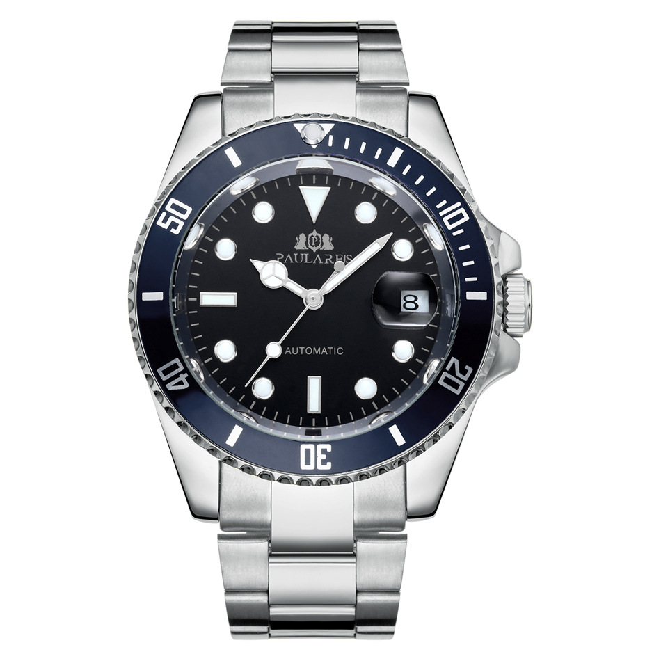 Automatic mechanical luminous solid steel strap Submariner men's watch - Image 17