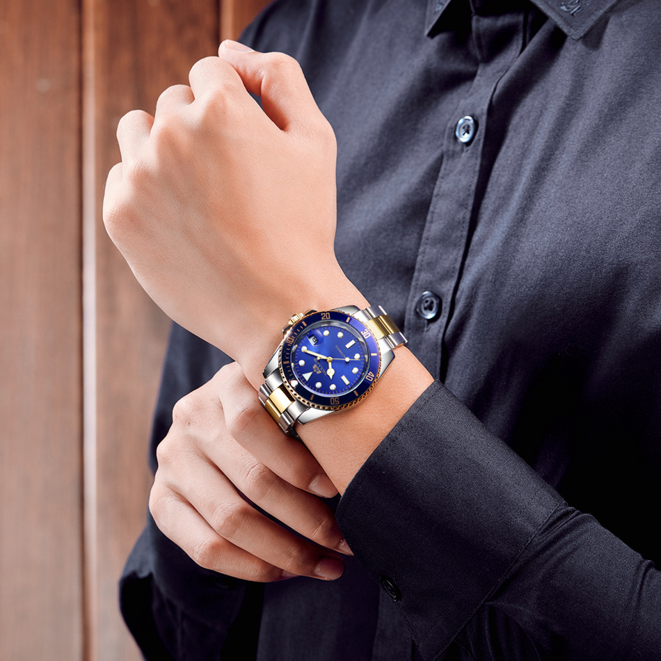 Automatic mechanical luminous solid steel strap Submariner men's watch - Image 5