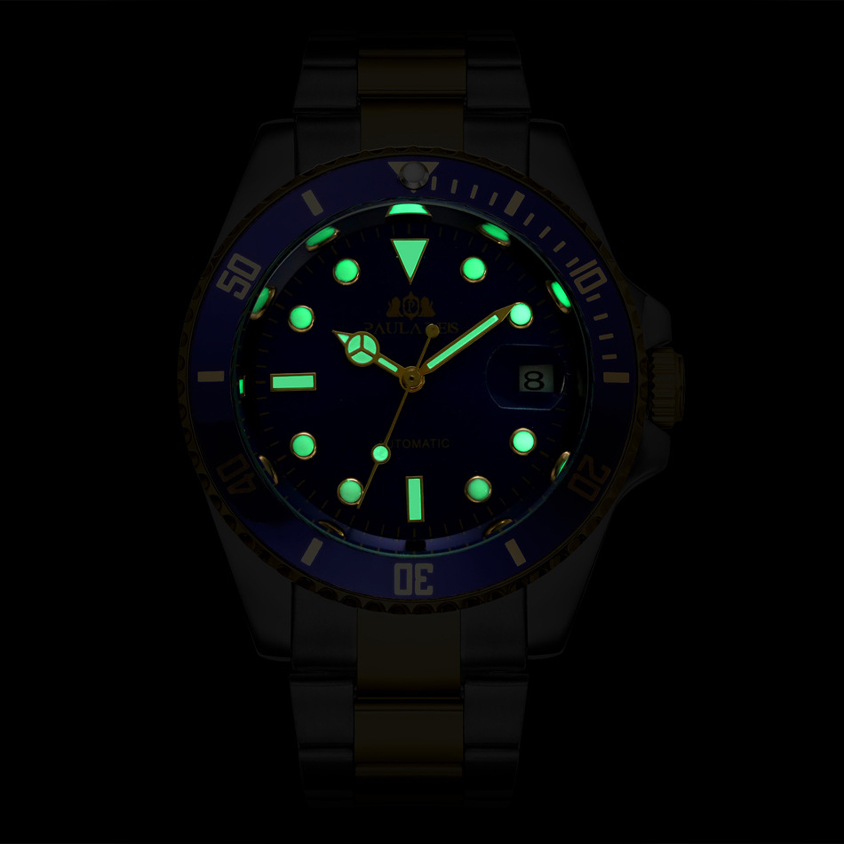 Automatic mechanical luminous solid steel strap Submariner men's watch - Image 4