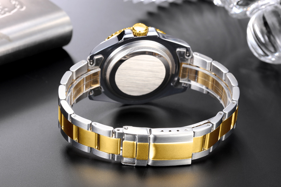 Automatic mechanical luminous solid steel strap Submariner men's watch - Image 3