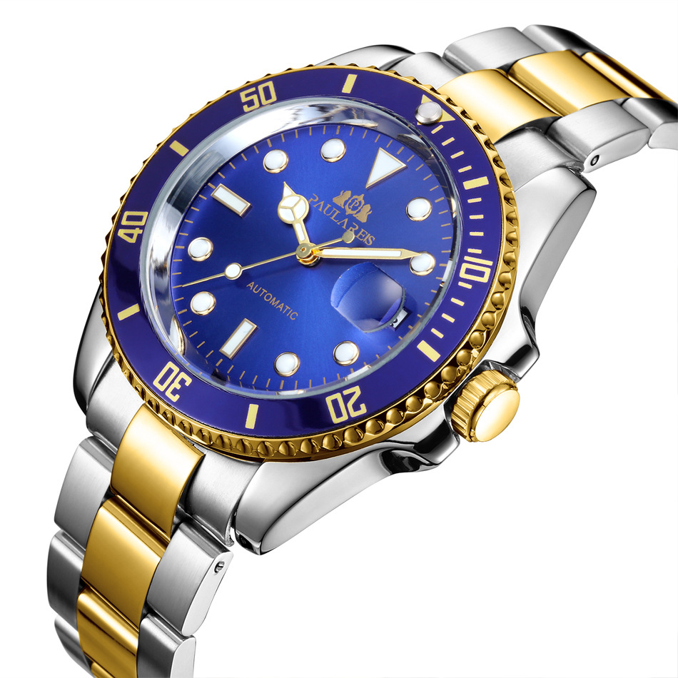 Automatic mechanical luminous solid steel strap Submariner men's watch