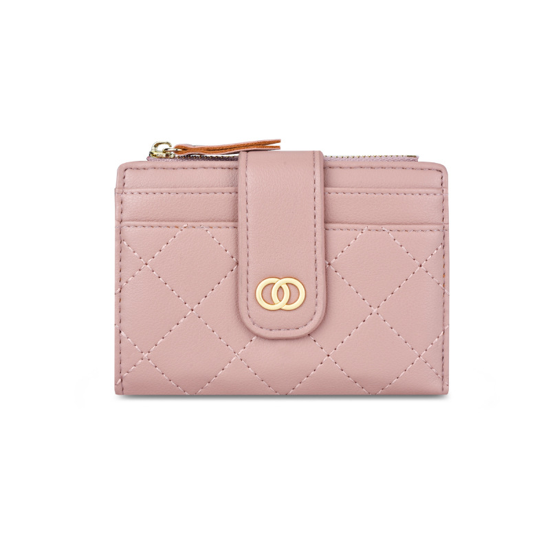 Tailian wallet ladies small Chanel style embroidery thread multi-card slot coin purse female cross-border wallet wallet Tailian - Image 9