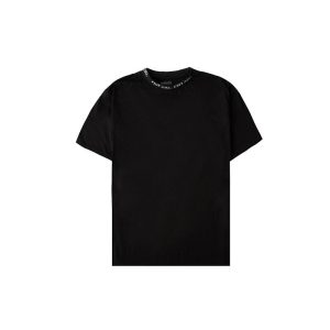 Muscular men fitness short-sleeved men's cotton fashion training t-shirt shrink neck sports t-shirt factory direct sales