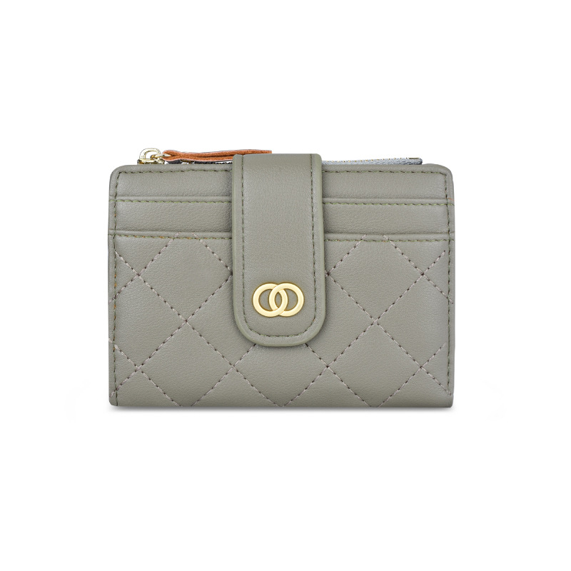 Tailian wallet ladies small Chanel style embroidery thread multi-card slot coin purse female cross-border wallet wallet Tailian - Image 6