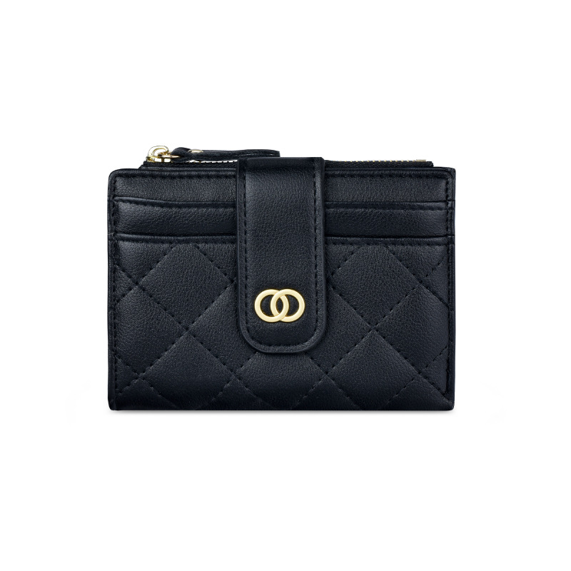 Tailian wallet ladies small Chanel style embroidery thread multi-card slot coin purse female cross-border wallet wallet Tailian - Image 10