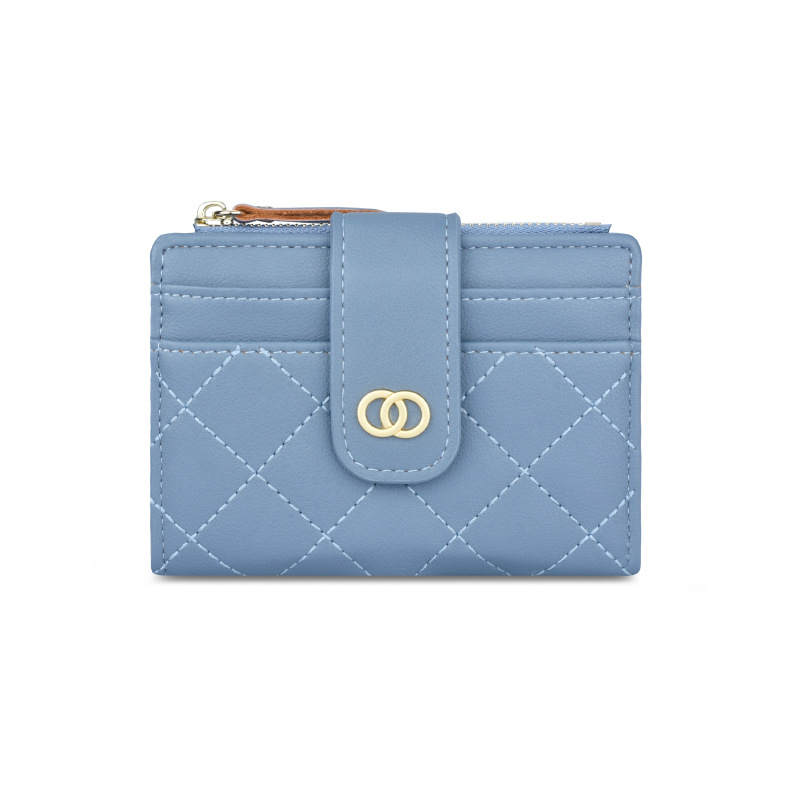 Tailian wallet ladies small Chanel style embroidery thread multi-card slot coin purse female cross-border wallet wallet Tailian - Image 8