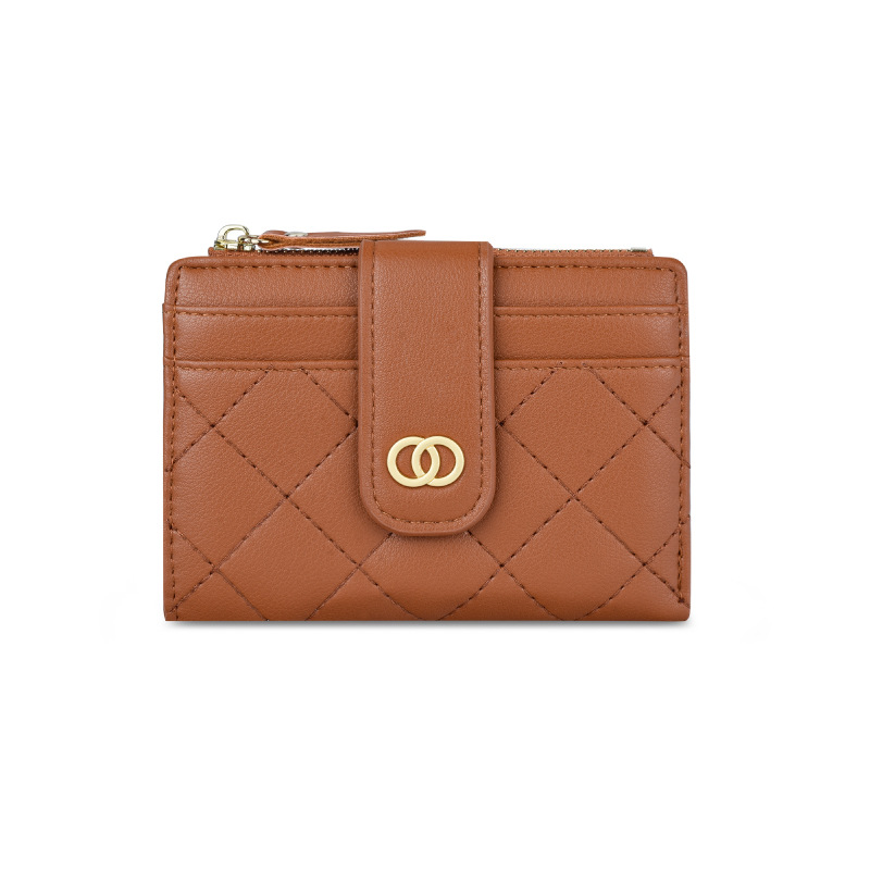 Tailian wallet ladies small Chanel style embroidery thread multi-card slot coin purse female cross-border wallet wallet Tailian - Image 7
