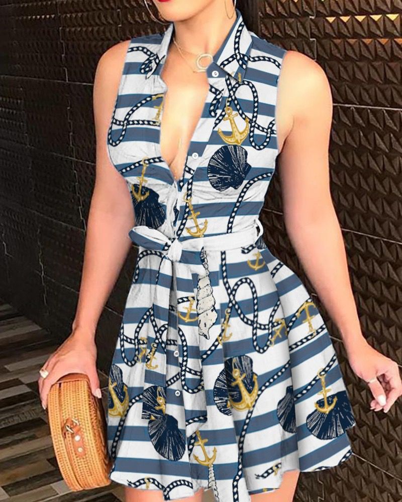 1578# ebay AliExpress Amazon Hot selling hot style V-neck straps Fashion sexy printed dress - Image 14