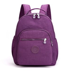 2020 new women's bag Oxford cloth backpack waterproof nylon school bag female Korean version high school student casual backpack wholesale