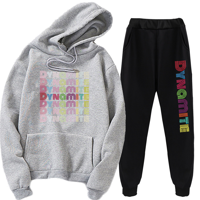 New kpop youth hoodie Korea Youth League new album Dynamite hoodie set - Image 27