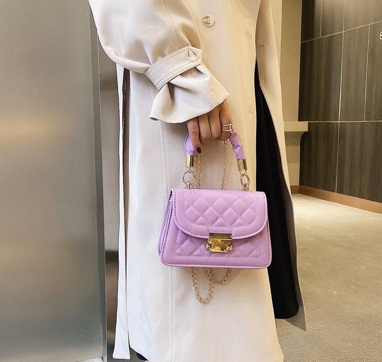 Summer small fresh bag female 2020 fashion new trendy Korean version single shoulder Messenger small bag chain handbag - Image 7