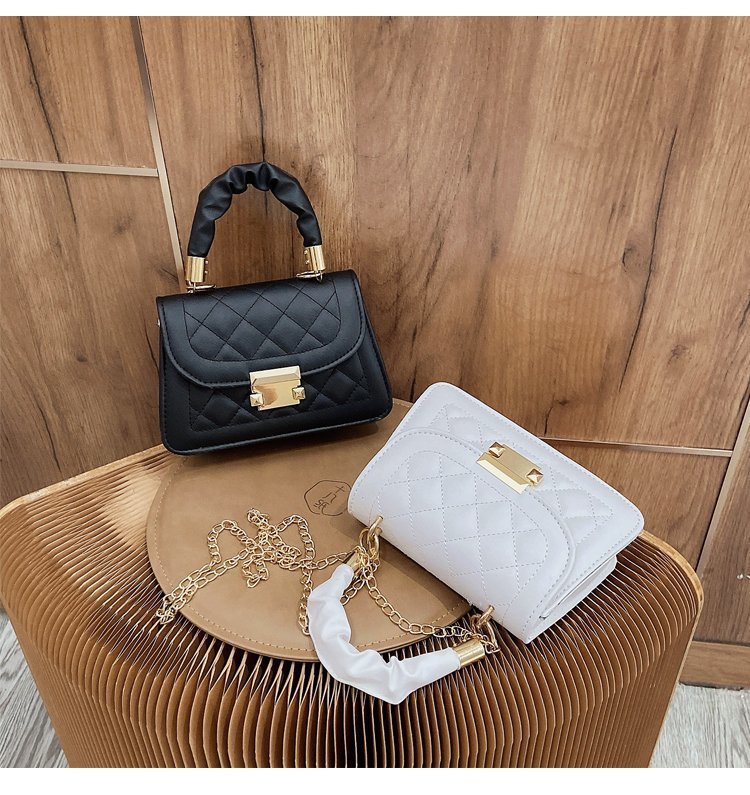 Summer small fresh bag female 2020 fashion new trendy Korean version single shoulder Messenger small bag chain handbag - Image 5