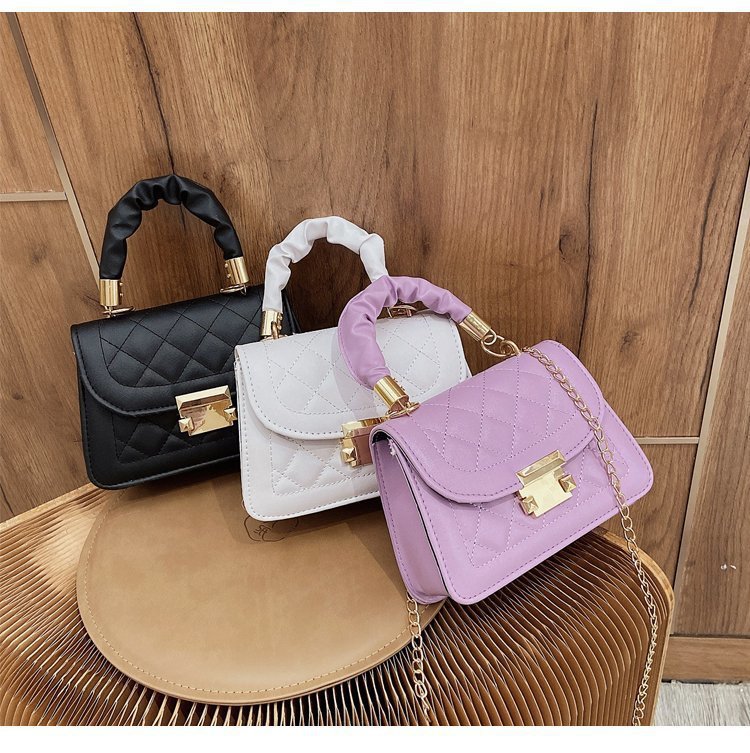 Summer small fresh bag female 2020 fashion new trendy Korean version single shoulder Messenger small bag chain handbag - Image 3