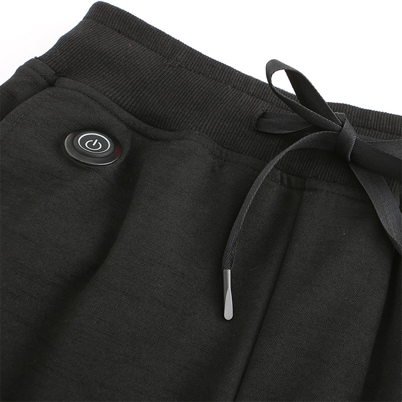 2020 winter outdoor sports warm pants for men and women electric heating usb charging heating clothing plus velvet thick casual pants - Image 2