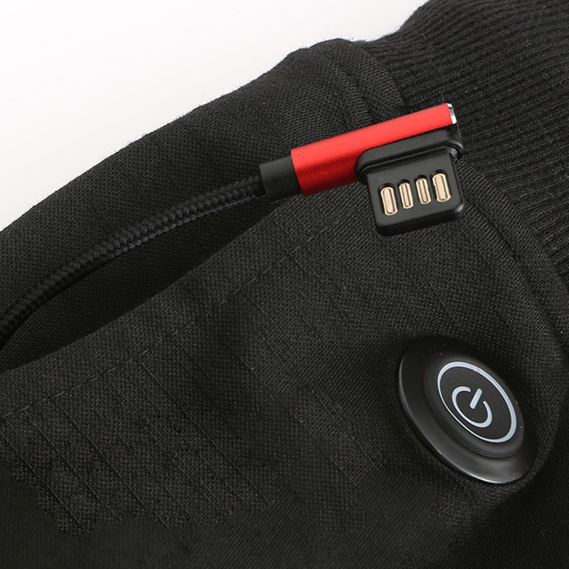 2020 winter outdoor sports warm pants for men and women electric heating usb charging heating clothing plus velvet thick casual pants - Image 5