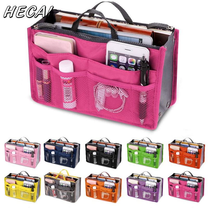 Multifunction Organizer Insert Bag Women Nylon Travel - Image 12