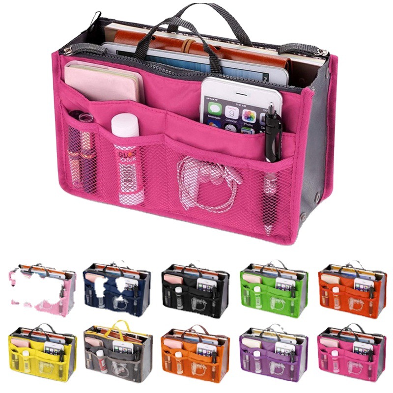 Multifunction Organizer Insert Bag Women Nylon Travel - Image 3