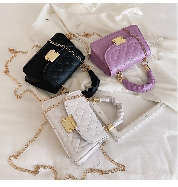 Summer small fresh bag female 2020 fashion new trendy Korean version single shoulder Messenger small bag chain handbag - Image 8