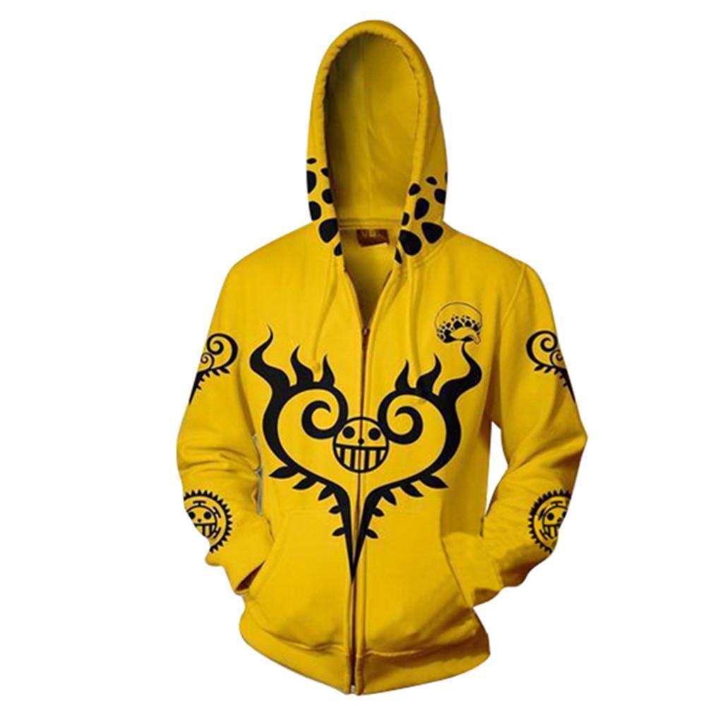 New foreign trade One Piece series 3D printed sweatshirt hooded cardigan jacket cosplay animation peripherals - Image 8