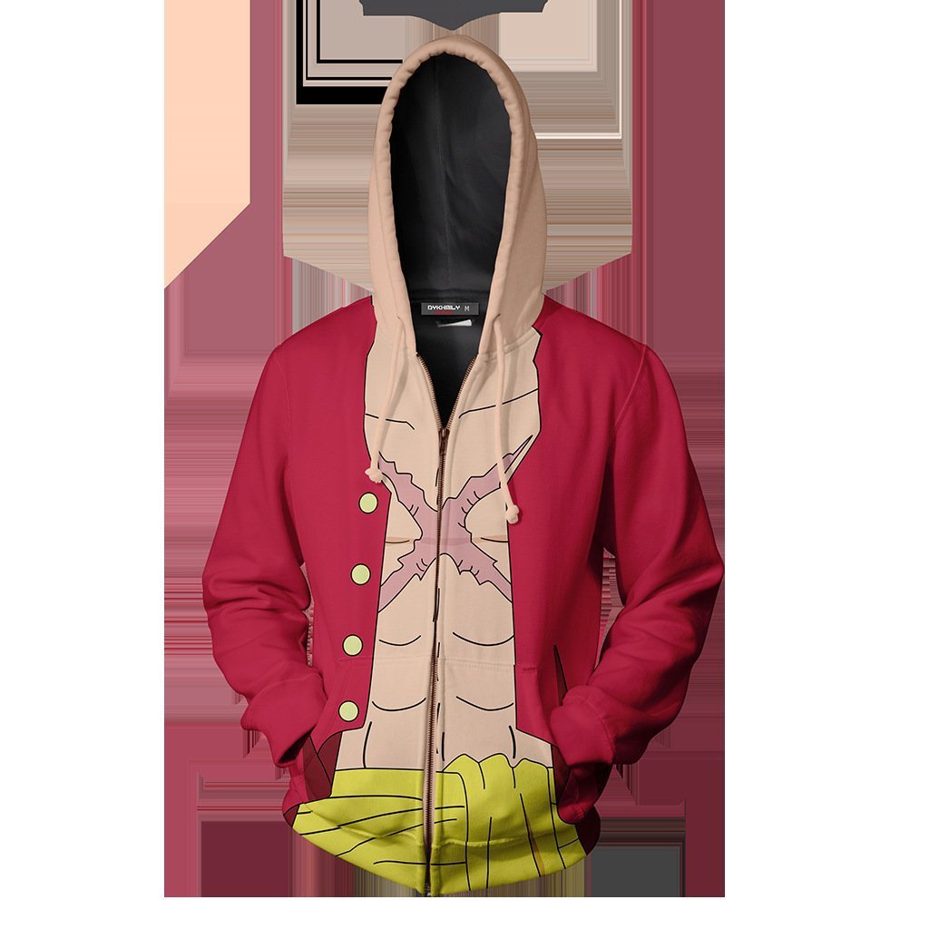 New foreign trade One Piece series 3D printed sweatshirt hooded cardigan jacket cosplay animation peripherals - Image 18