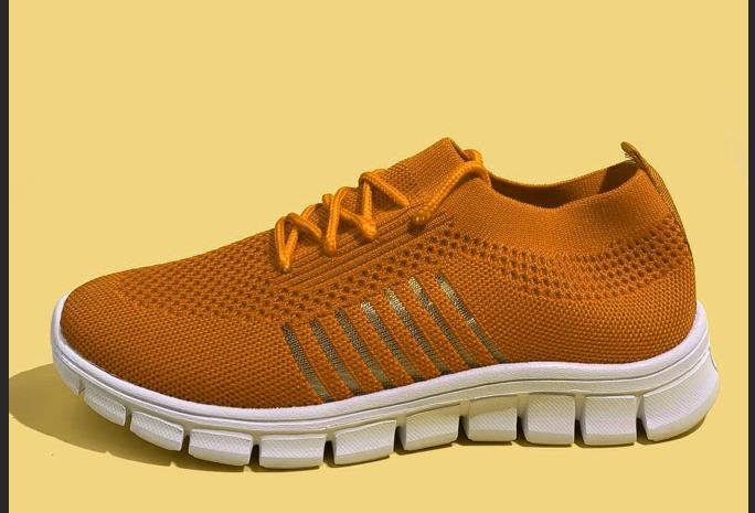 Foreign trade spring and summer style flying mesh women's shoes breathable sports shoes deep mouth lace-up platform sole casual shoes women's running - Image 8