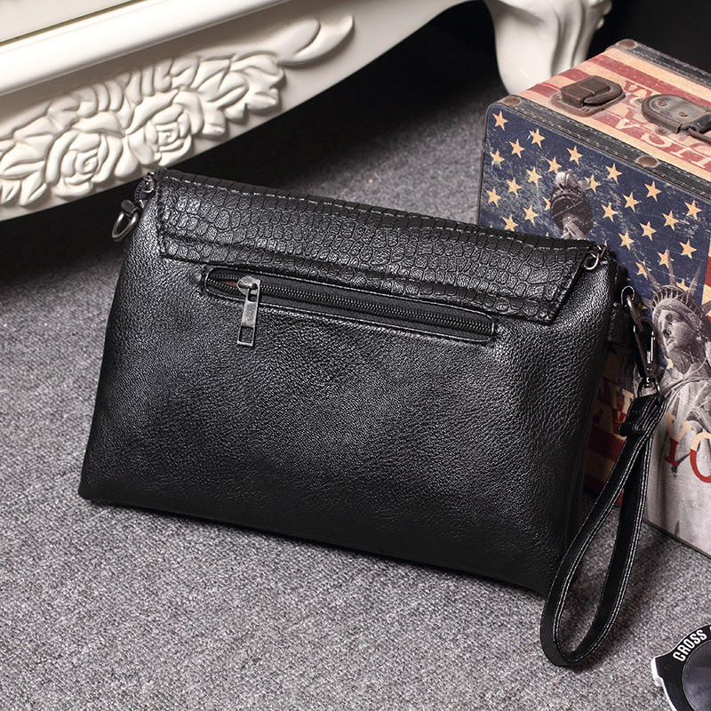 2024 new fashion women's bag crossbody bag small bag simple versatile shoulder bag soft leather envelope bag ladies handbag - Image 5