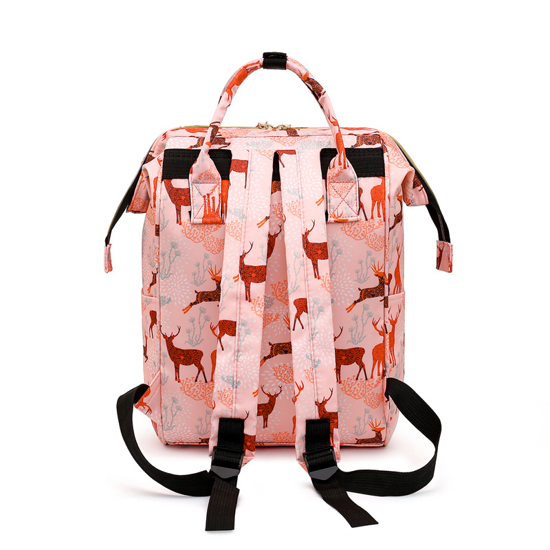 2020 Mommy Bag Ultralight Backpack Printed Pregnant Women Mother and Baby Multifunctional Large Capacity Mommy Bag for Outing - Image 4