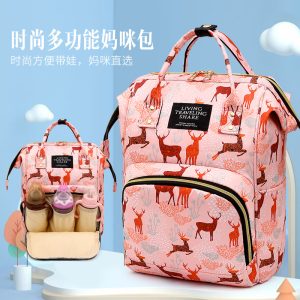 2020 Mommy Bag Ultralight Backpack Printed Pregnant Women Mother and Baby Multifunctional Large Capacity Mommy Bag for Outing