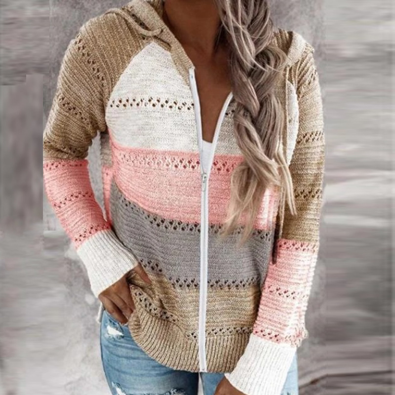 2020 cross-border foreign trade original order wish Amazon ebay autumn and winter new zipper hooded long-sleeved sweater - Image 19