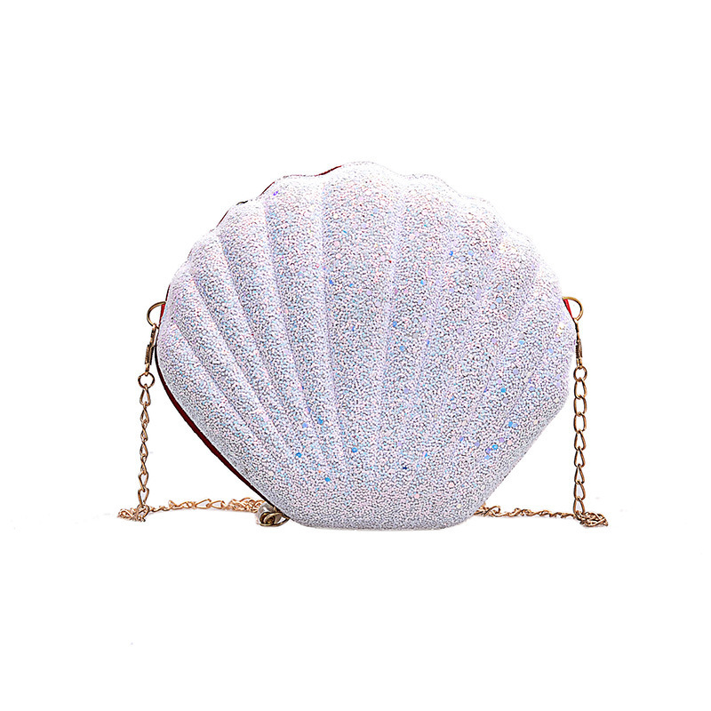 Spot the new glittering shell cross-body mini bag Korean version of the little fairy fashion all-match shoulder bag wholesale - Image 6