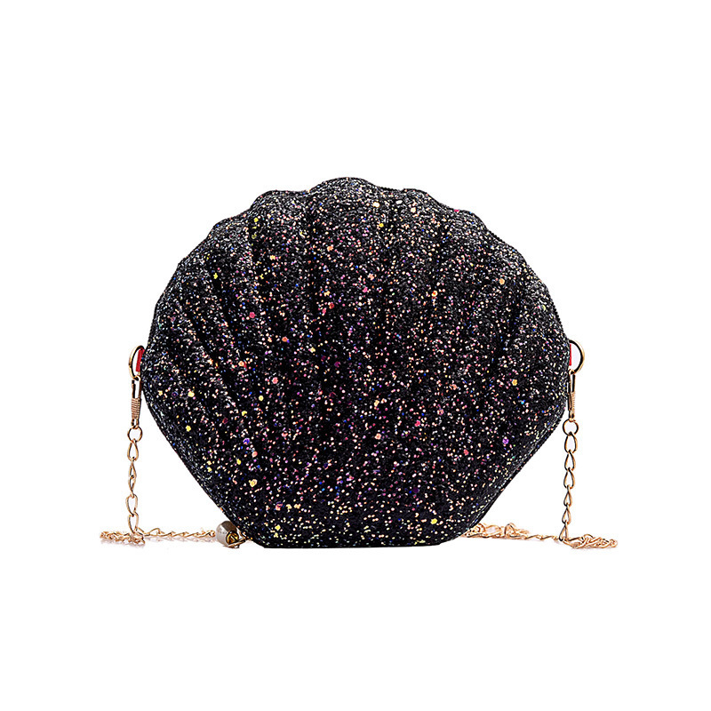 Spot the new glittering shell cross-body mini bag Korean version of the little fairy fashion all-match shoulder bag wholesale - Image 4