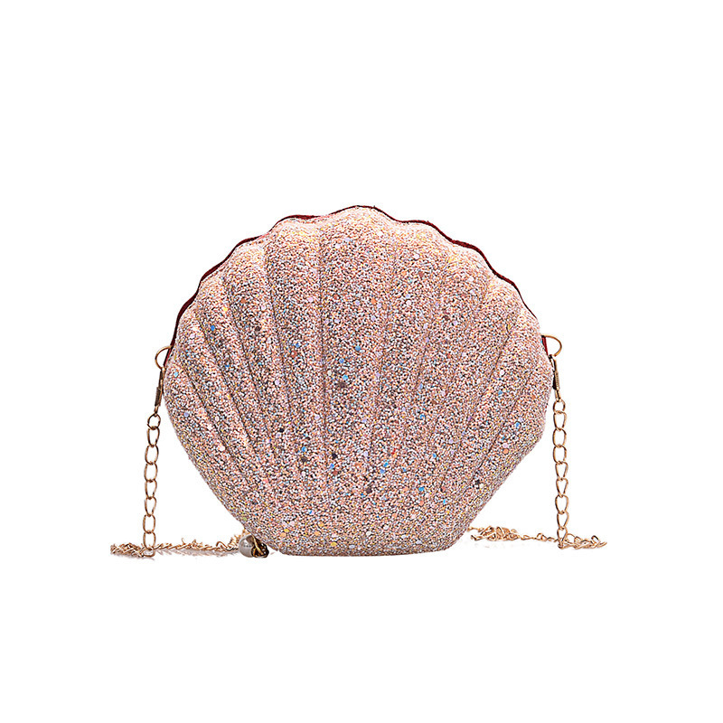 Spot the new glittering shell cross-body mini bag Korean version of the little fairy fashion all-match shoulder bag wholesale - Image 3