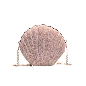 Spot the new glittering shell cross-body mini bag Korean version of the little fairy fashion all-match shoulder bag wholesale