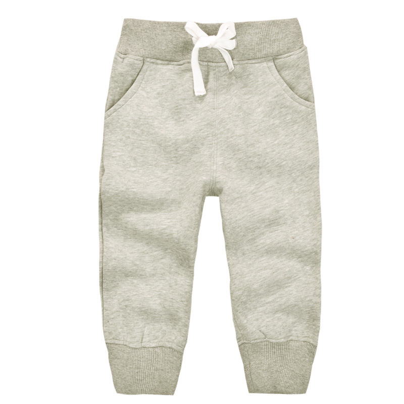 momscare children's clothing boys and girls winter plus velvet pants children's cotton pants baby sports pants thickened warm pants - Image 7