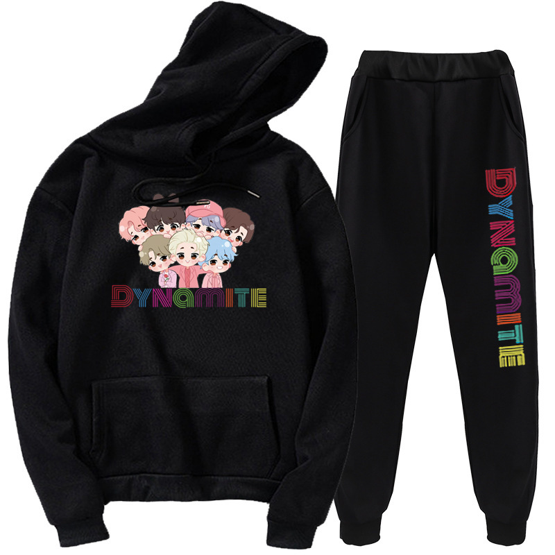 New kpop youth hoodie Korea Youth League new album Dynamite hoodie set - Image 15