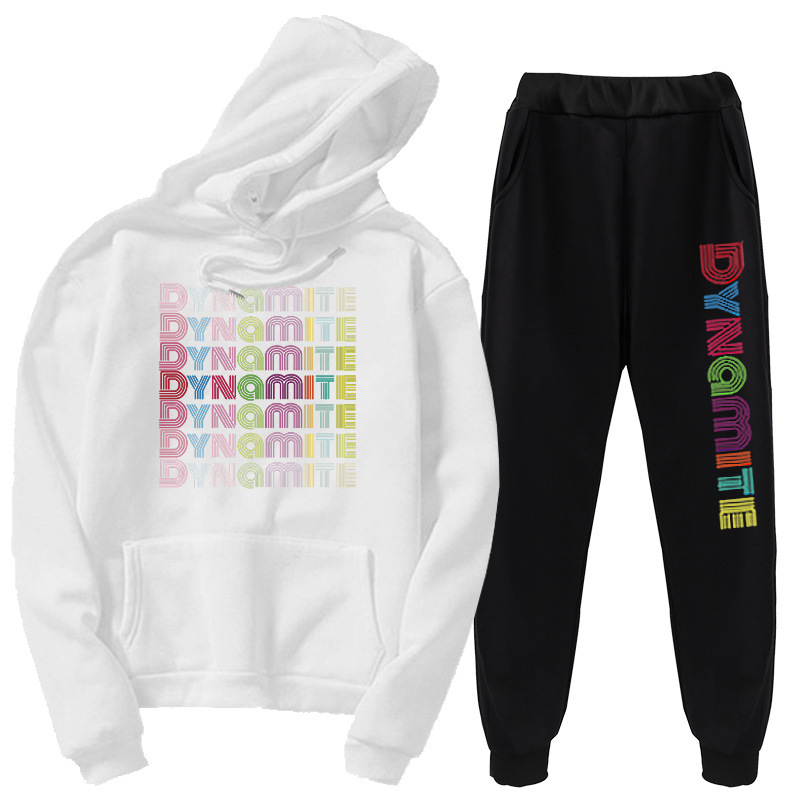 New kpop youth hoodie Korea Youth League new album Dynamite hoodie set - Image 19