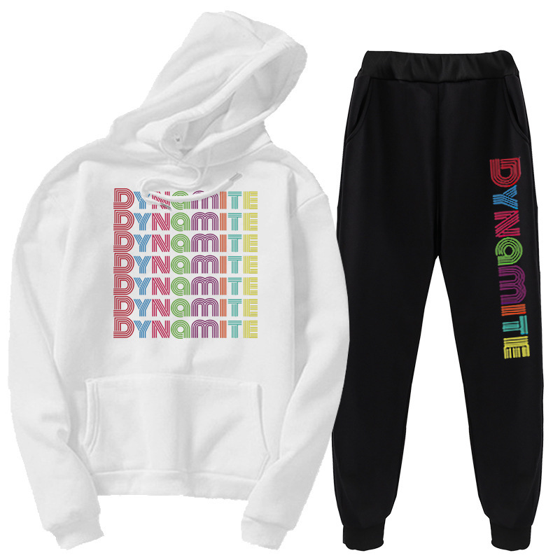 New kpop youth hoodie Korea Youth League new album Dynamite hoodie set - Image 17