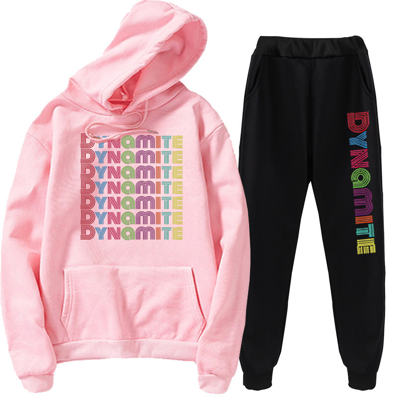 New kpop youth hoodie Korea Youth League new album Dynamite hoodie set - Image 5