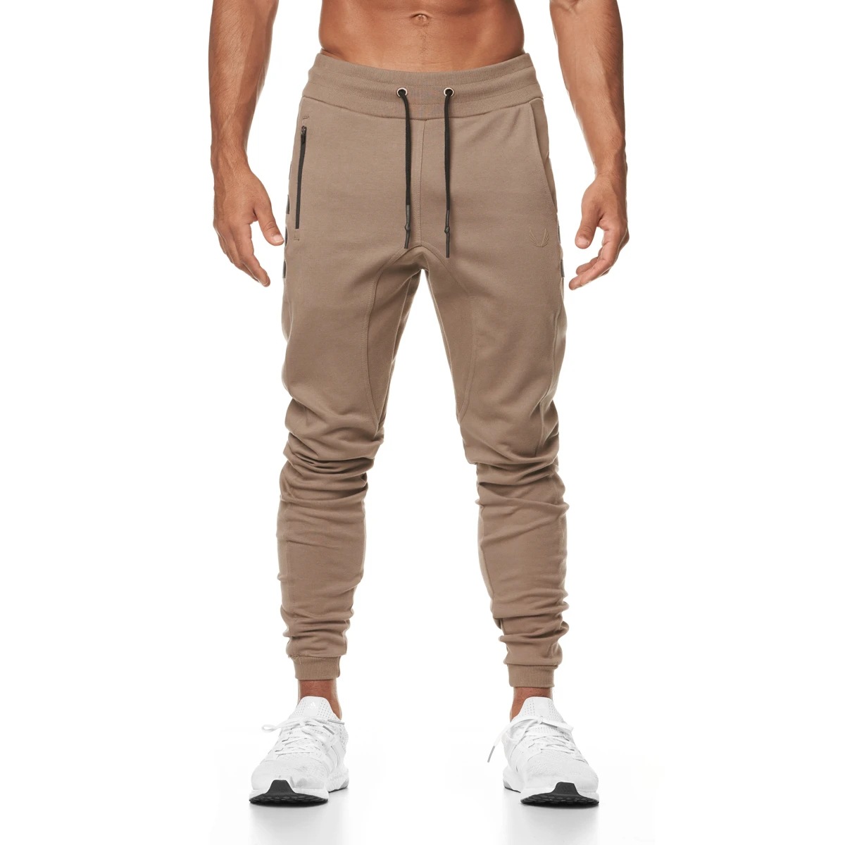 new muscle fitness brother trend outdoor sports running pants men's casual training trousers - Image 3