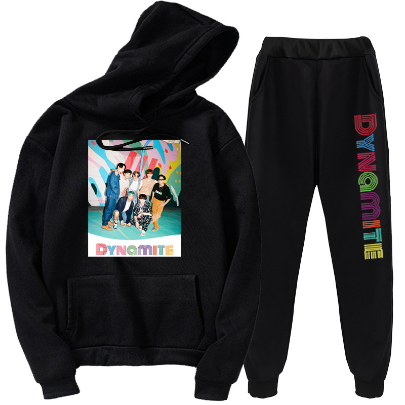 New kpop youth hoodie Korea Youth League new album Dynamite hoodie set - Image 20